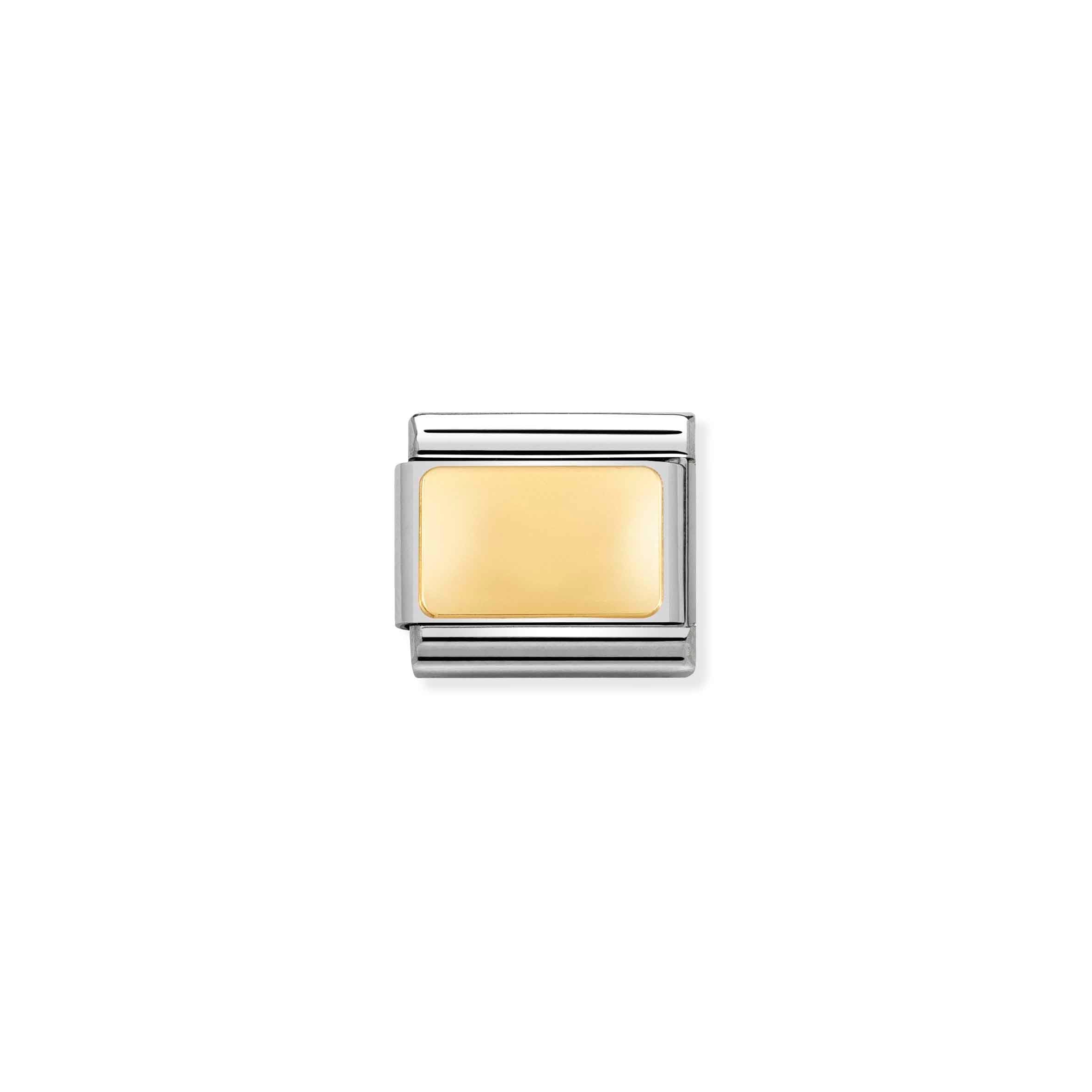 Nomination Composable Classic Engraved Signs Gold Plate Link