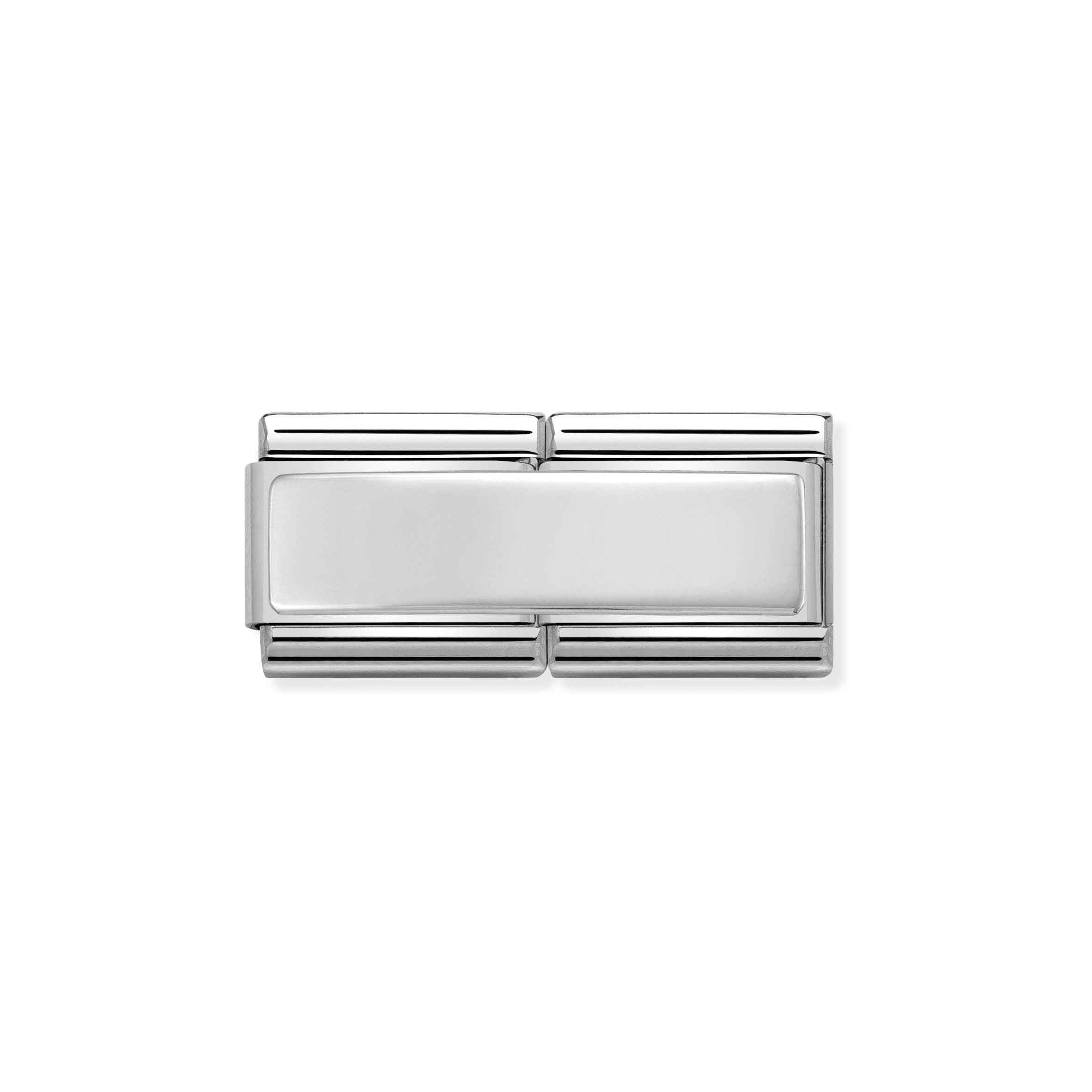 Nomination Composable Classic Double Engraved Smooth Plate Link
