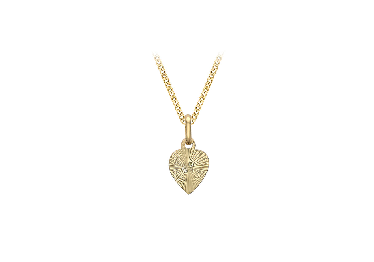 Forever Welded - 9ct Yellow Gold Illusion Heart Charm