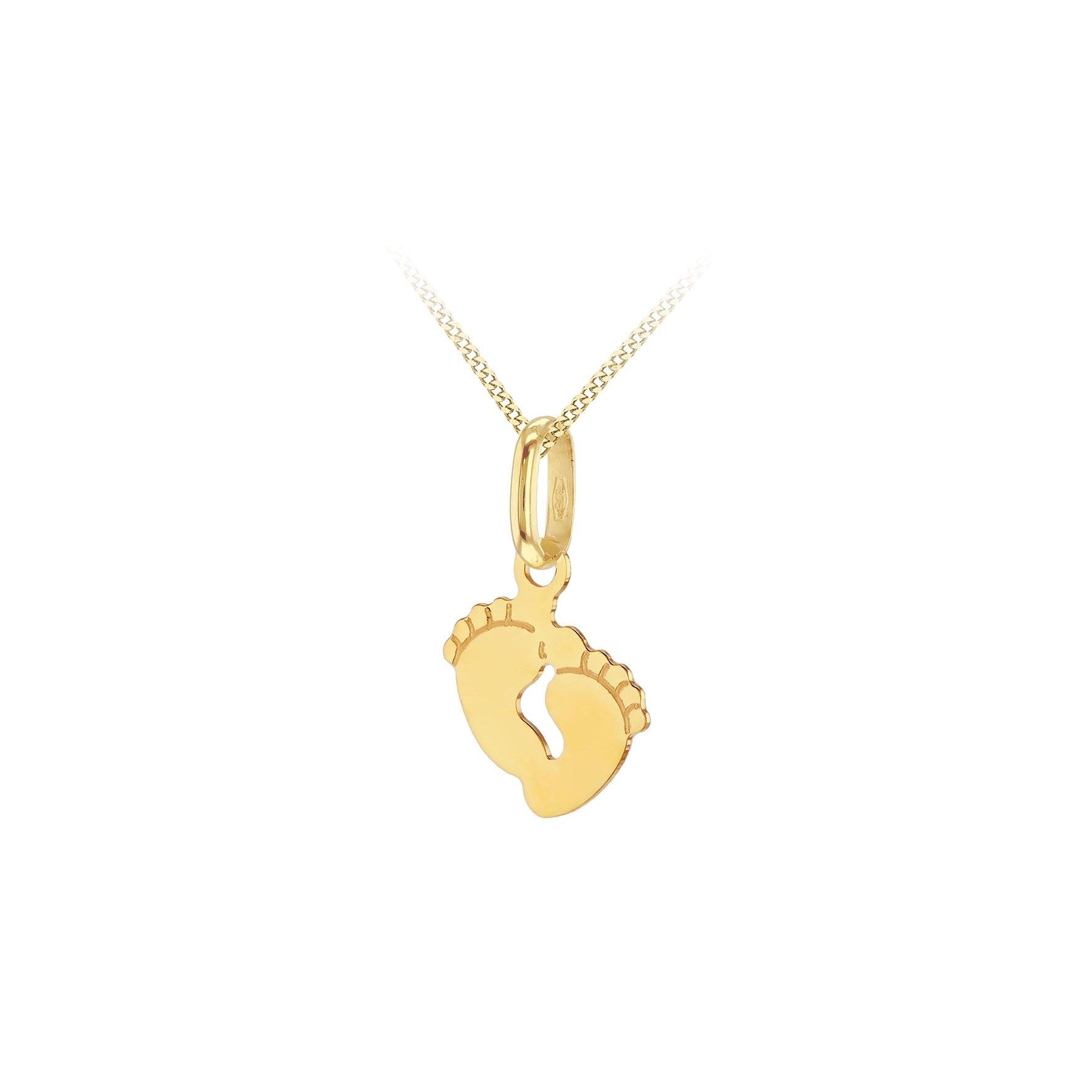 Forever Welded - 9ct Yellow Gold Baby Feet Charm
