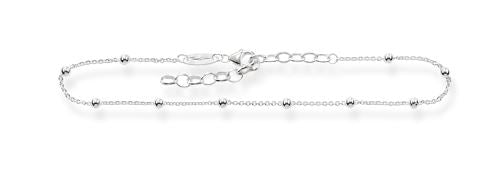 Thomas Sabo Sterling Silver Bead Chain Anklet Bracelet