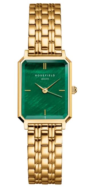 Rosefield Ladies Octagon XS Emerald Green 19.5mm watch
