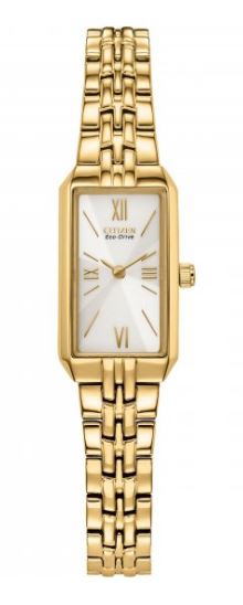 Citizen Silhouette 26mm Gold Tone Dial Eco-Drive Ladies Watch