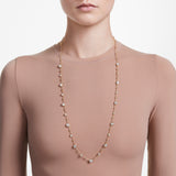 Swarovski Imber Long Necklace - Gold Tone-Plated - White Crystals