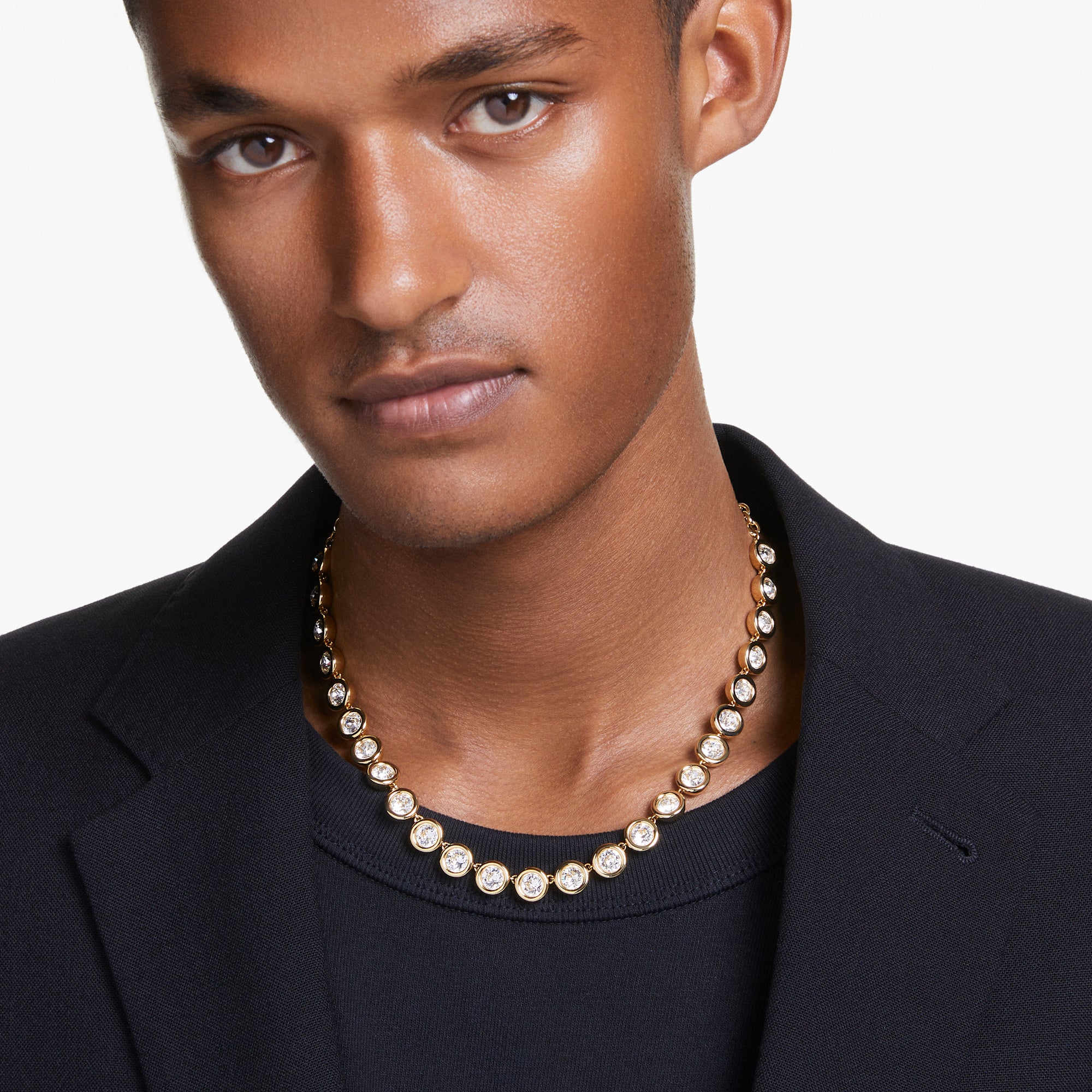 Swarovski Imber Necklace Rd GOS/White CRY