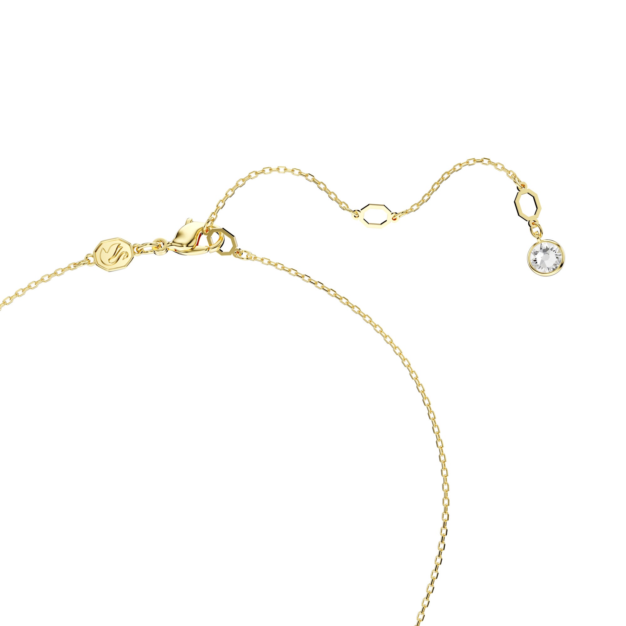 Swarovski Sublima Pendant - Gold Tone-Plated - White Crystals