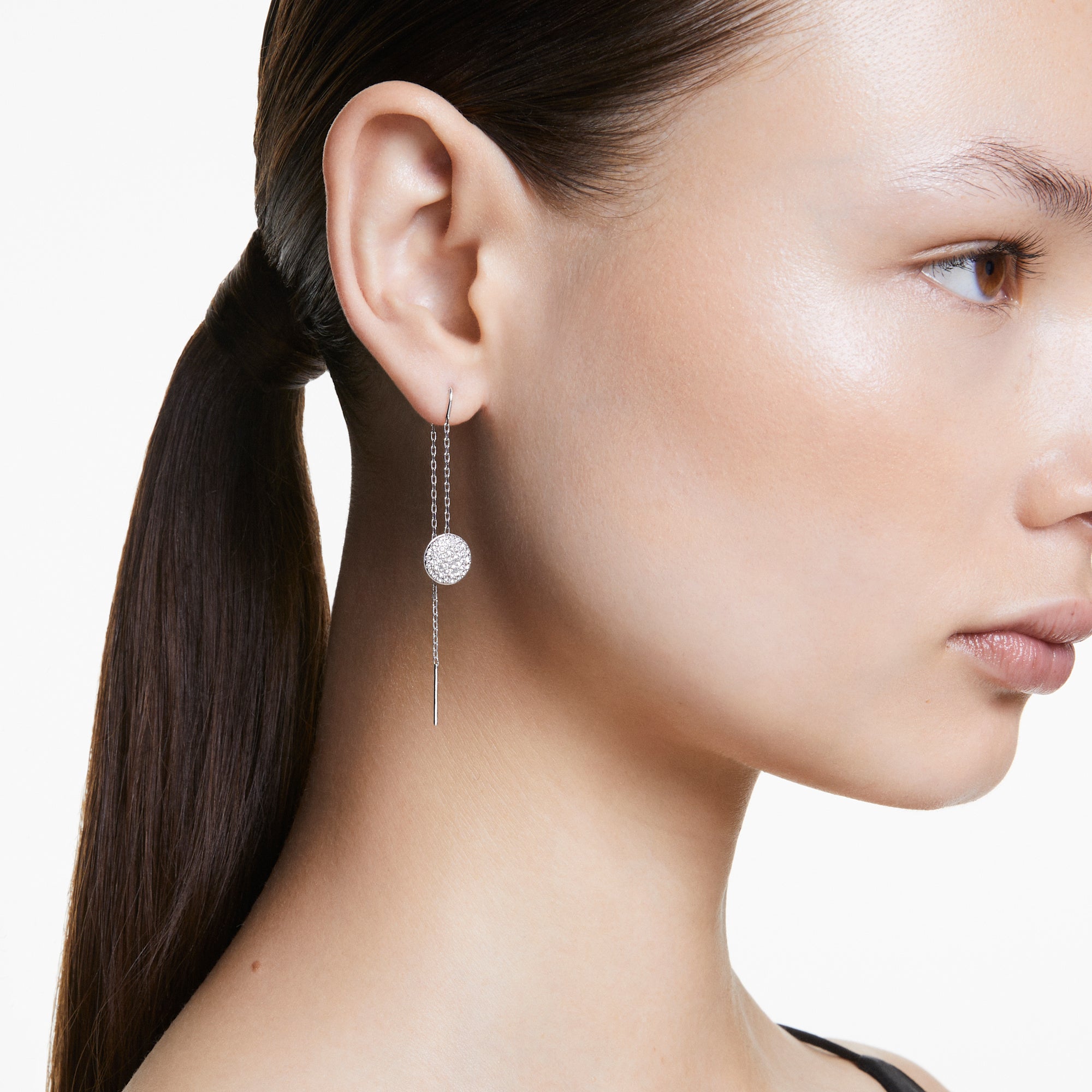 Swarovski Sublima Drop Ergs CRY/RHS Earrings