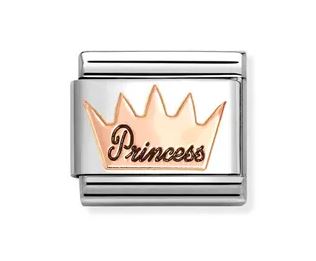 Nomination Composable Classic Princess Crown Rose Gold Charm
