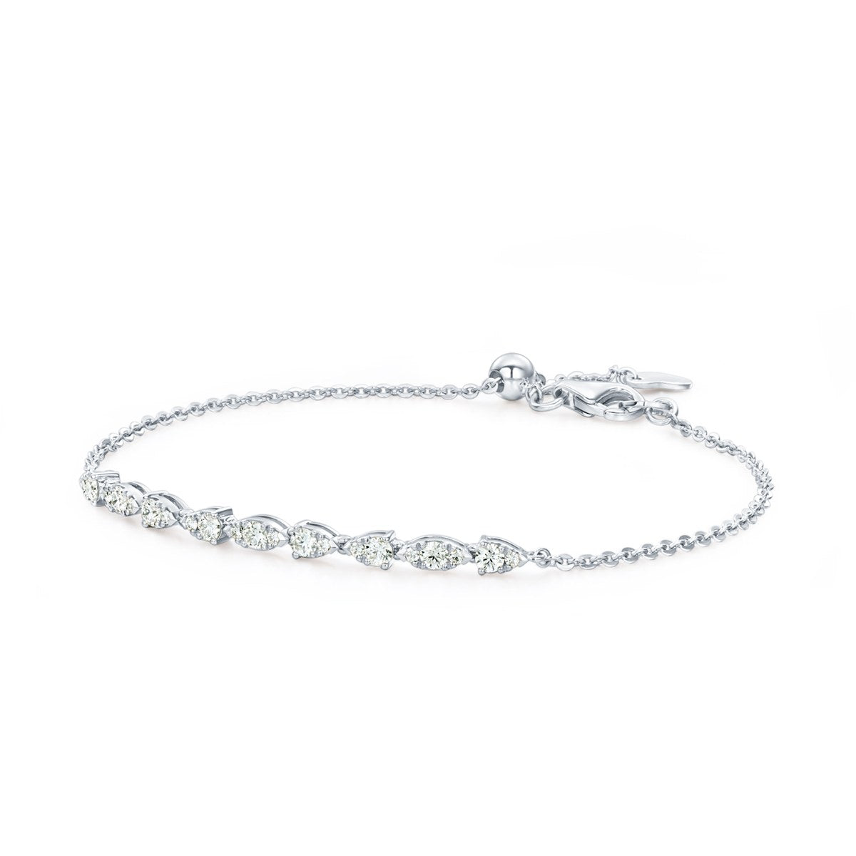 Hearts On Fire 18ct Yellow Gold 0.43ct Aerial Dewdrop Bracelet