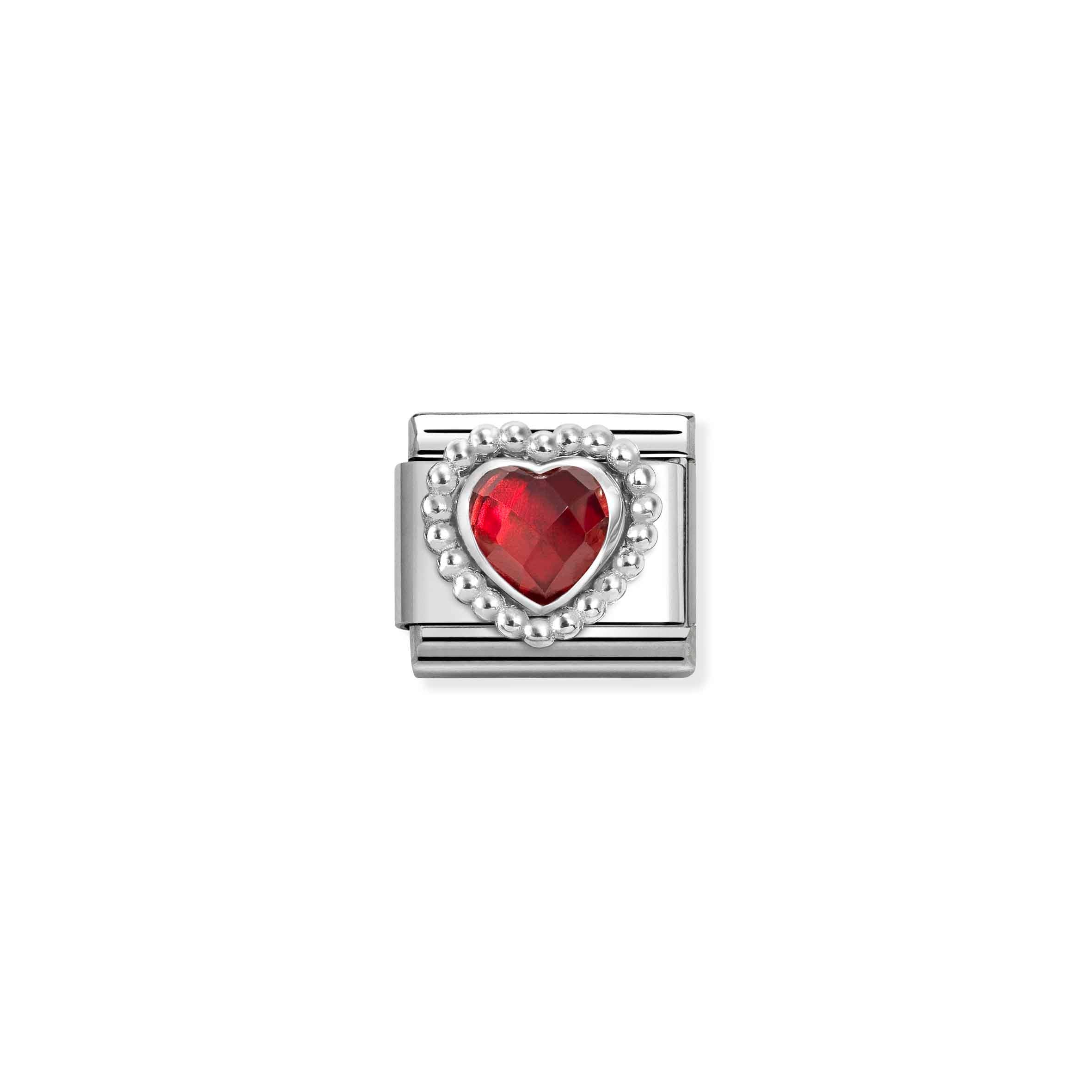 Nomination Composable Classic Red Heart Link