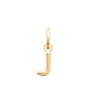 Burren - Only Me,Yellow Gold Plated Initial J Pendant 38cm