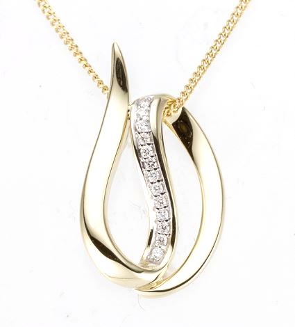 9Y Dia Swirl Pndt D0.05ct