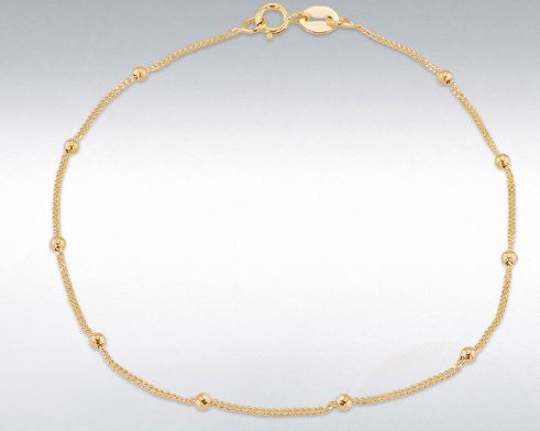 9ct Yellow Gold Interlocking Circles Bracelet