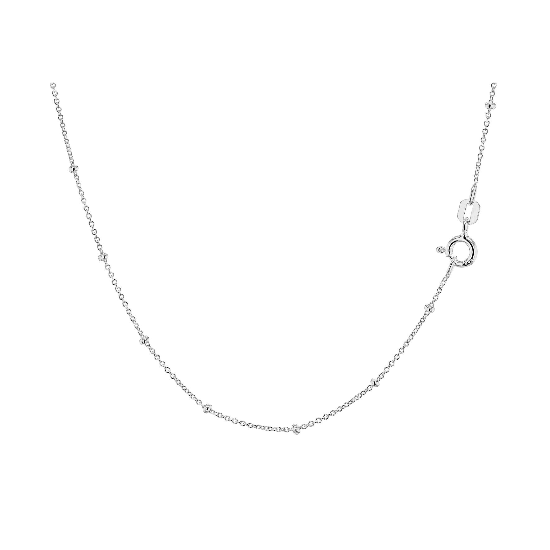 Sterling Silver Ball & Trace Chain 16'