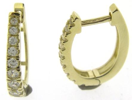 9ct Yellow Gold Hoop Earrings