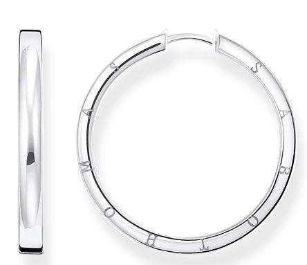 Thomas Sabo Sterling Silver Large Hoop Earrings