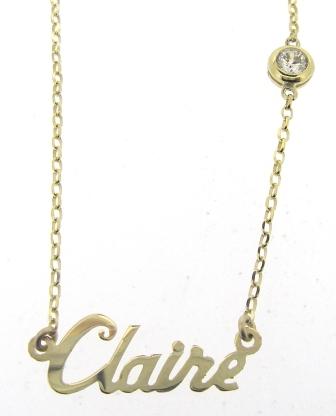 9Y 'Claire' Pndt April Birthstone