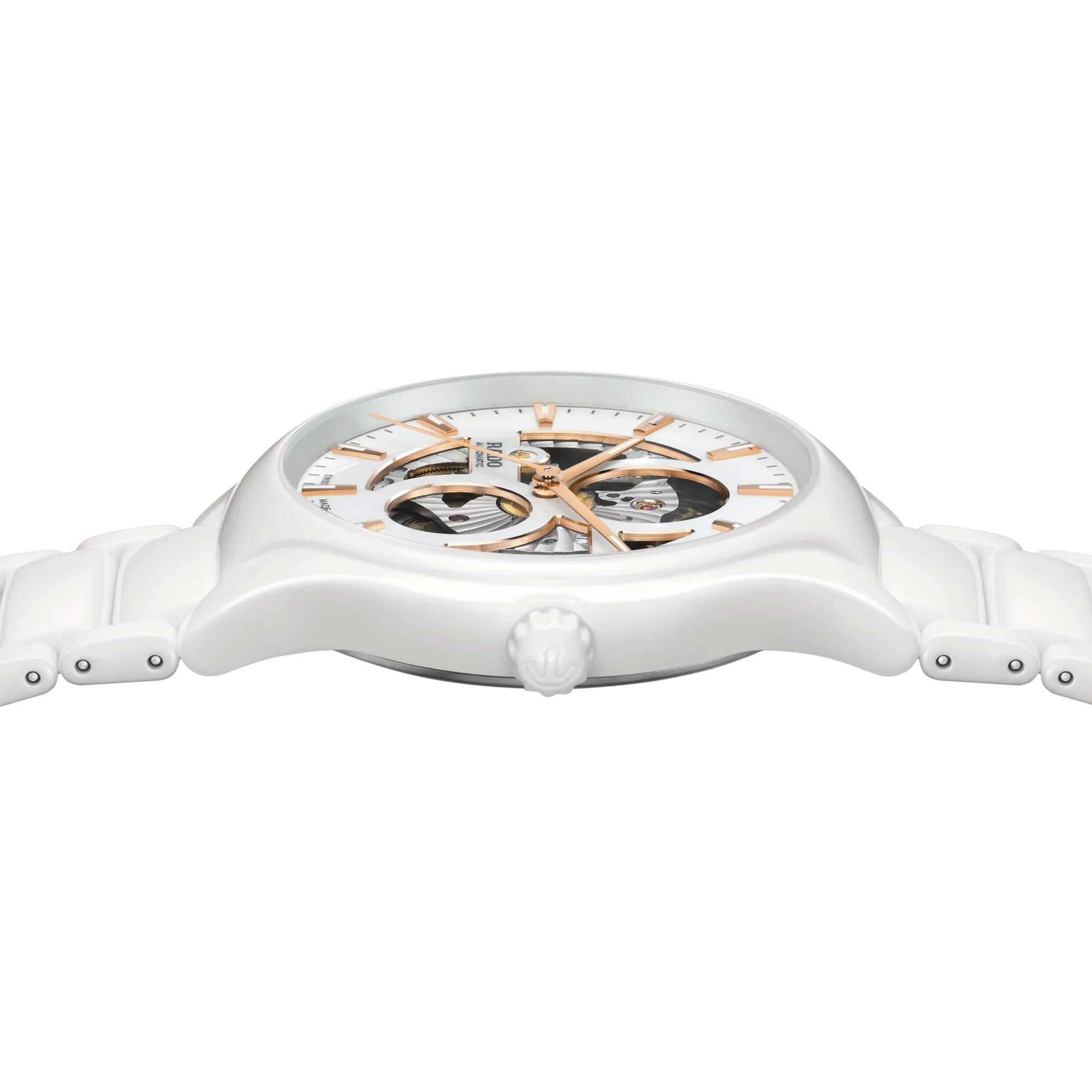 Rado True Round Automatic Open Heart Unisex Watch Bracelet