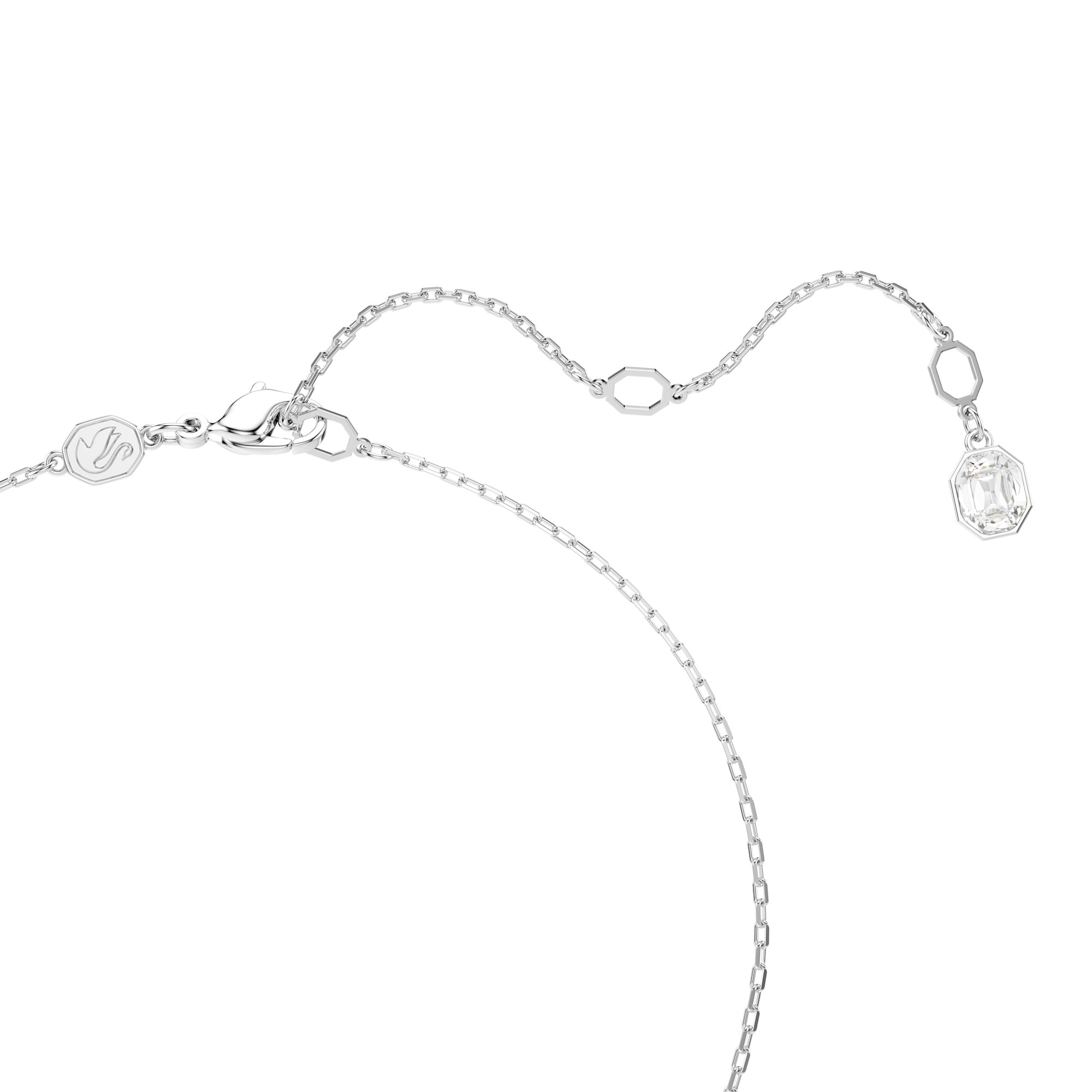 Swarovski Constella Pendant - Rhodium Plated - White Crystals