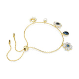 Swarovski Symbolica Bracelet - Gold Tone-Plated - M - Crystal Pearl