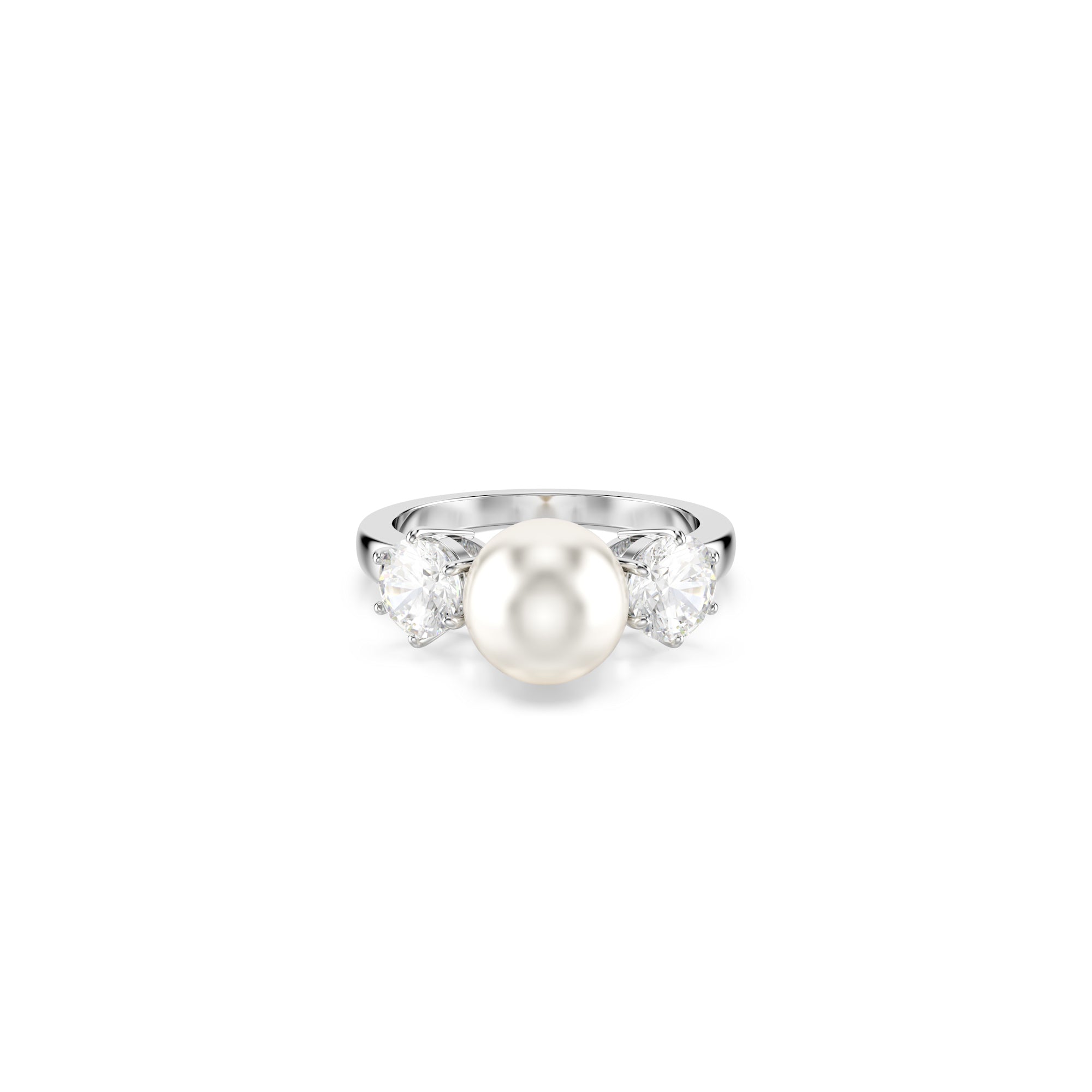 Swarovski Matrix Ring Prl,CRY/RHS - 55