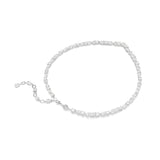 Swarovski Mesmera Necklace - Rhodium Plated - White Crystals
