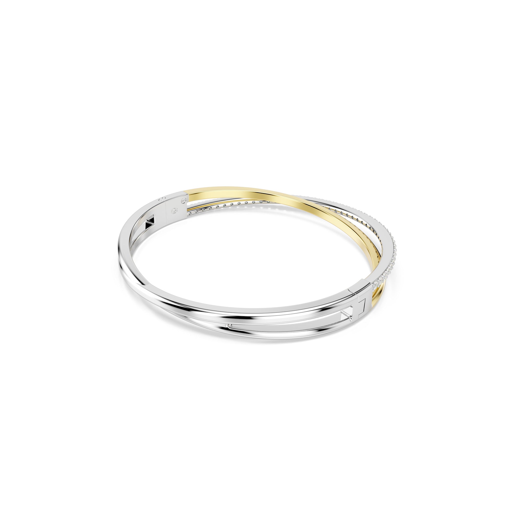 Hyperbola Bangle RHS&GOS/CRY - M