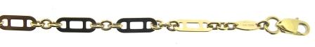 9ct Yellow Gold Fancy Link Bracelet
