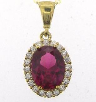 9Y Crtd OV RU & CZ Pndt 16'-18' Chain