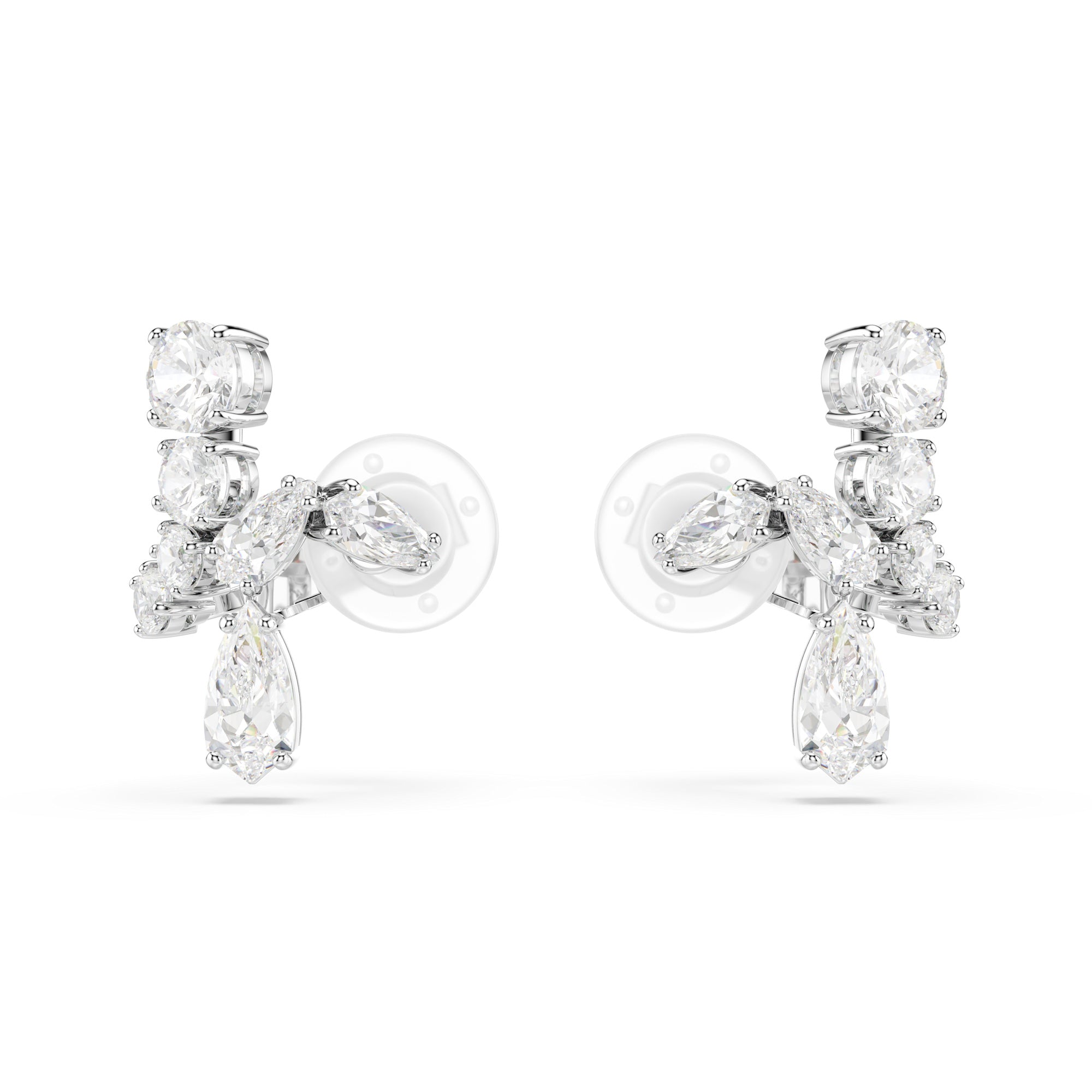 Swarovski Matrix Clip Ergs CRY/RHS Earrings