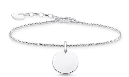 Thomas Sabo Sterling Silver Engravable Disc Bracelet