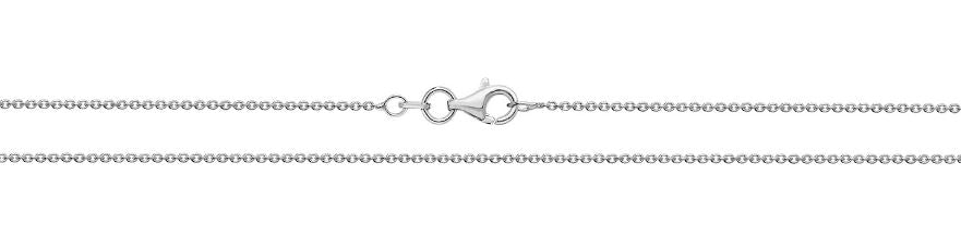 Sterling Silver Round Rolo Chain 20 inch