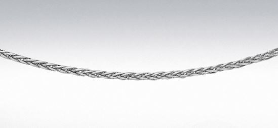 Elegant 9ct White Gold Spiga Chain