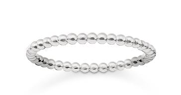 Thomas Sabo Sterling Silver Beaded Ring