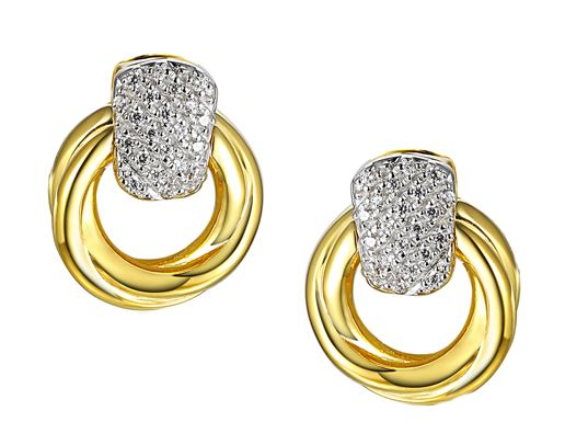 Dainty 9ct Yellow Gold Cherry Stud Earrings