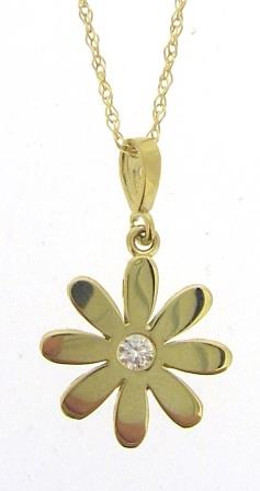 9Y CZ Center Daisy Pndt 17''