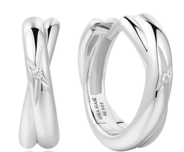 SS CZ X/O Hoop Ergs 11.7mm