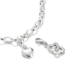 Thomas Sabo Silver Hearts Charm with Zirconia