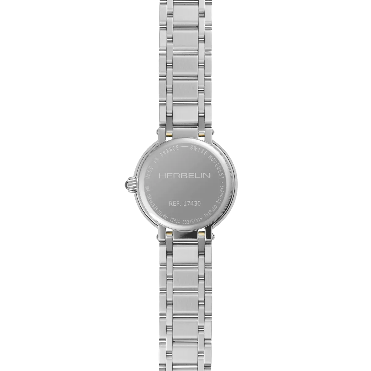 Herbelin Ladies Galet White - Silver 28mm watch