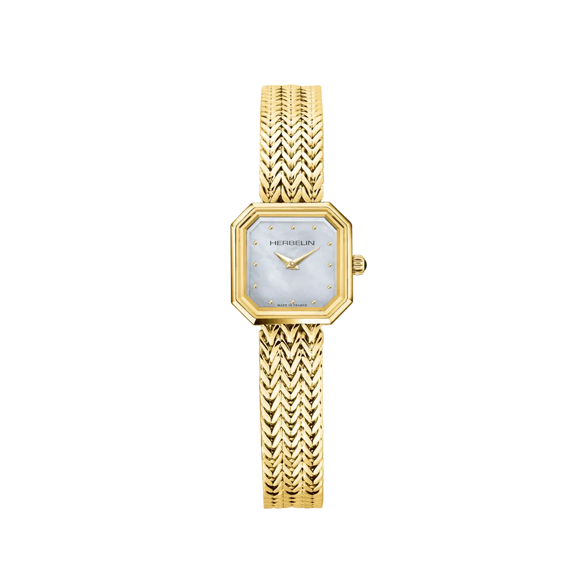 Herbelin Ladies Octogone White Mother of Pearl 22.2x22.2mm watch