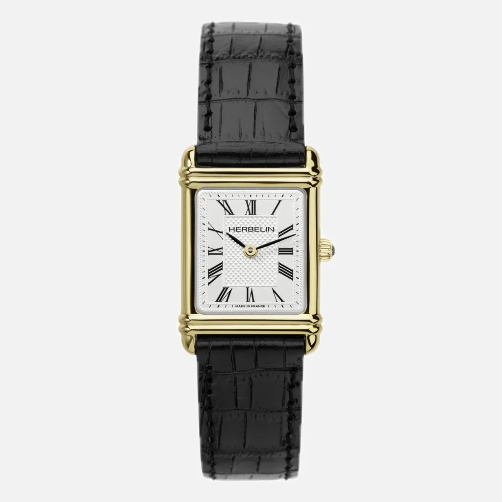 Herbelin Ladies Art Deco White And Silver 20.3x24.4mm watch