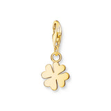 Thomas Sabo Silver and Gold Plated Four-Leaf Clover Charm
