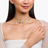 Thomas Sabo Silver and Gold Plated Paw Charm