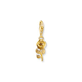 Thomas Sabo Silver and Gold Plated Rose Charm