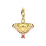 Thomas Sabo Silver and Gold Plated Moth Charm