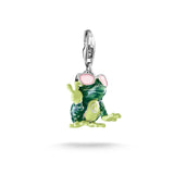 Thomas Sabo Blackened Silver Festival Frog Charm