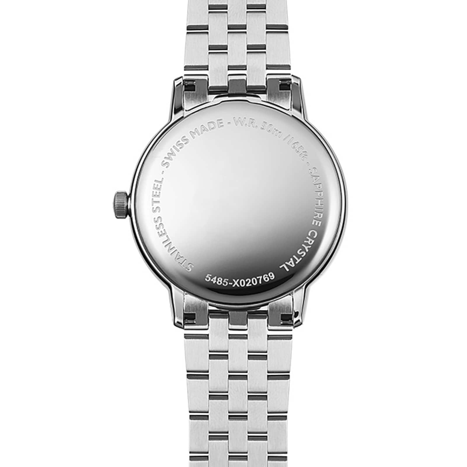 Toccata Quartz 39 mm Mens Watch Stainless Steel White Dial Watch