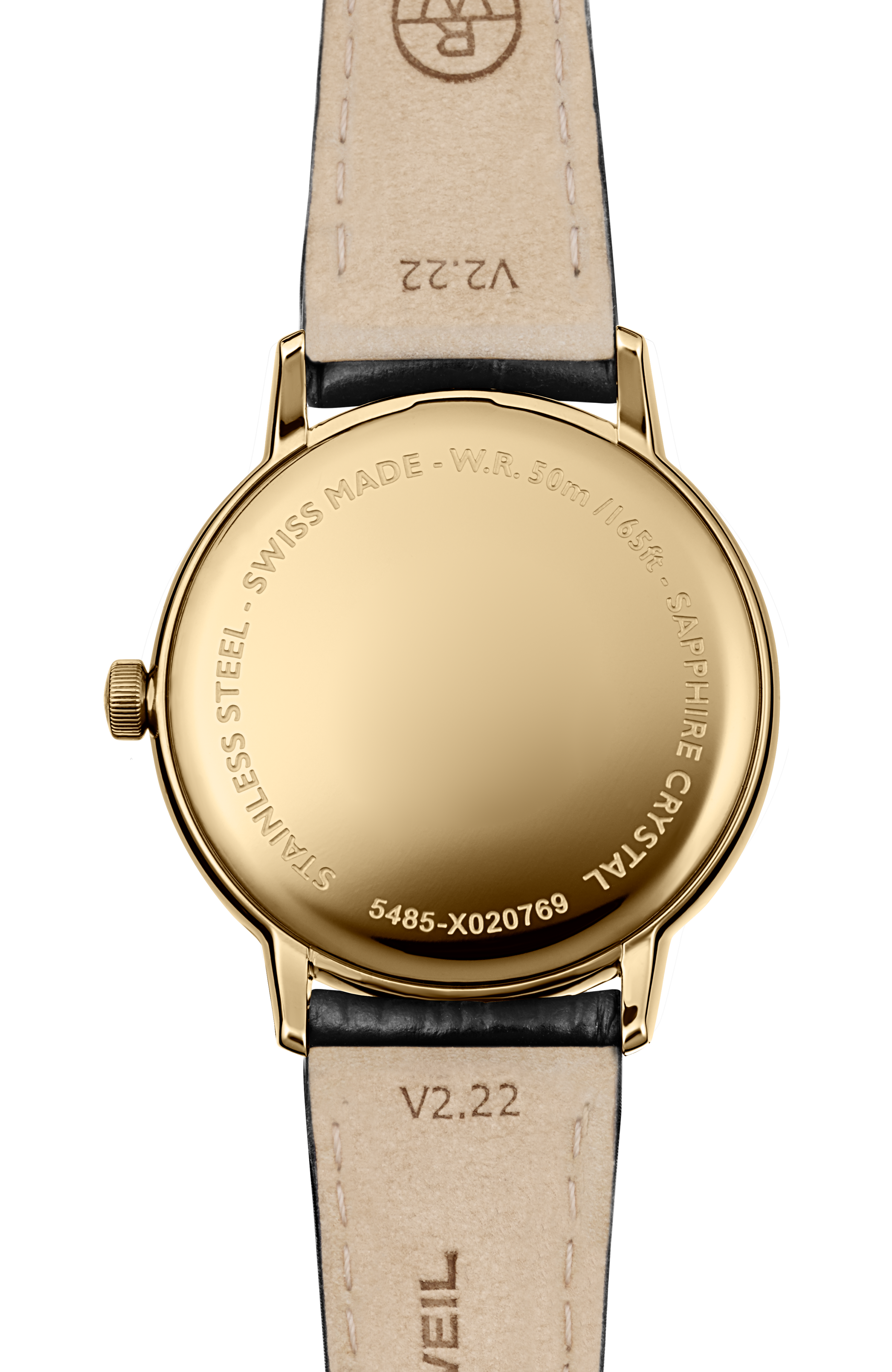 Raymond Weil Toccata Classic Gold PVD Leather Watch