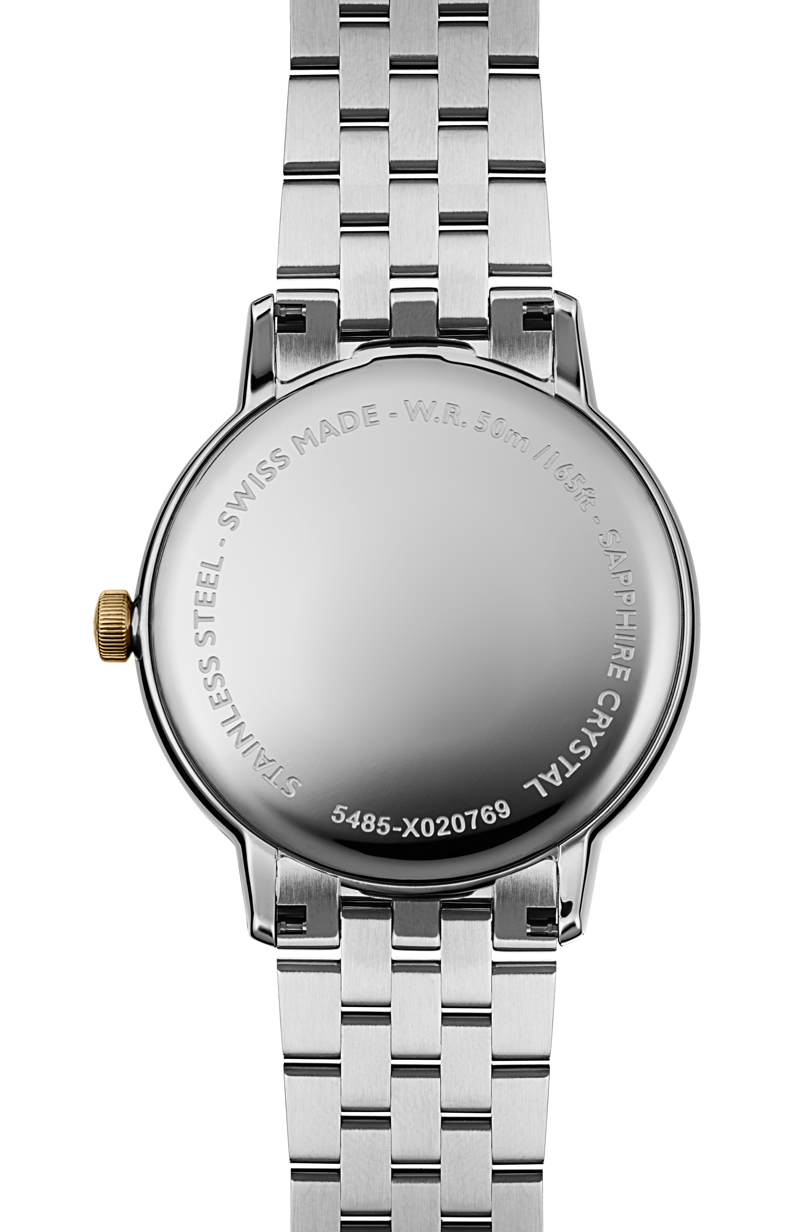 Toccata Quartz 39 mm Mens Watch Two Tone White Dial