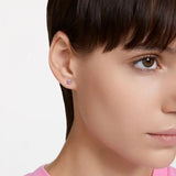 Swarovski Stilla Stud Ergs, RHS/Pink CRY Earrings